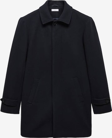 MANGO TEEN Coat in Black: front