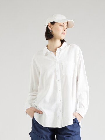 VERO MODA Blus 'MYMILO' i vit: framsida