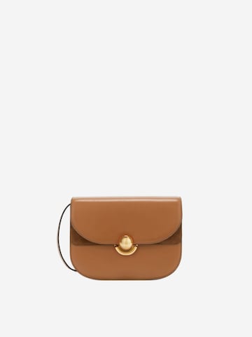 FURLA - Bolso de hombro 'Furla Sac Bandoulière S Sfera Cuir Marron' en marrón: frente