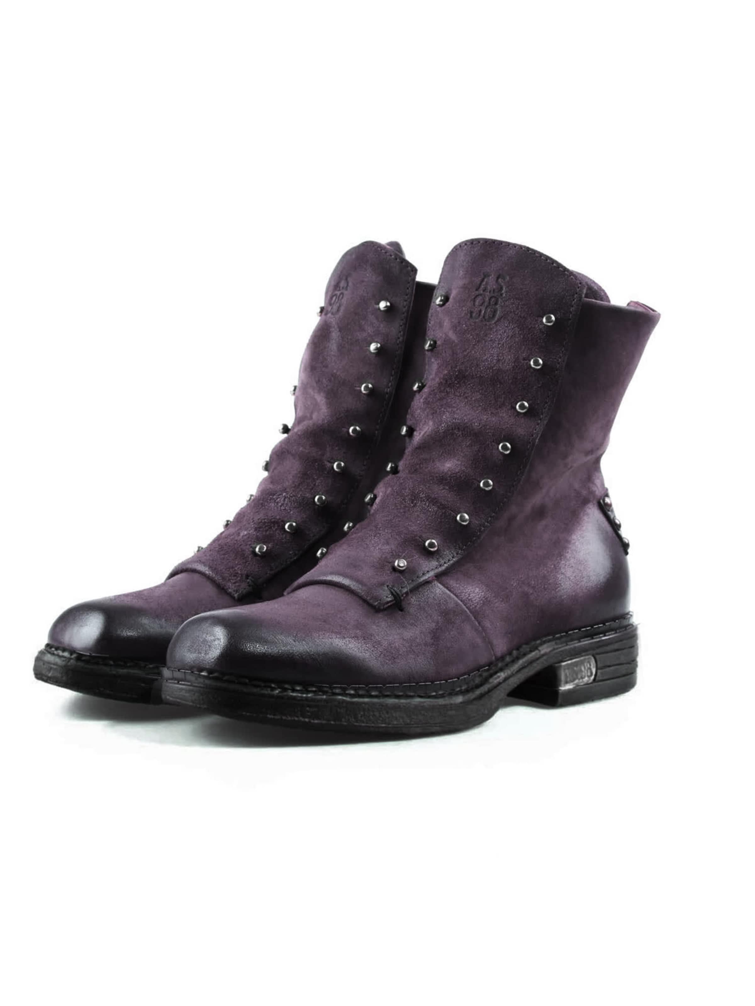 A.S.98 - Botim 'Poet' em roxo: frente