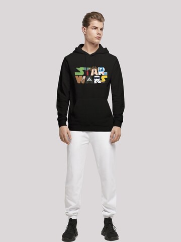 F4NT4STIC Sweatshirt 'Star Wars Character Logo' in Zwart