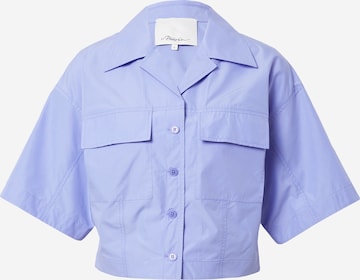 3.1 Phillip Lim - Blusa en azul: frente