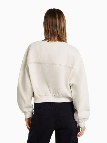 Veste mi-saison Bershka en blanc