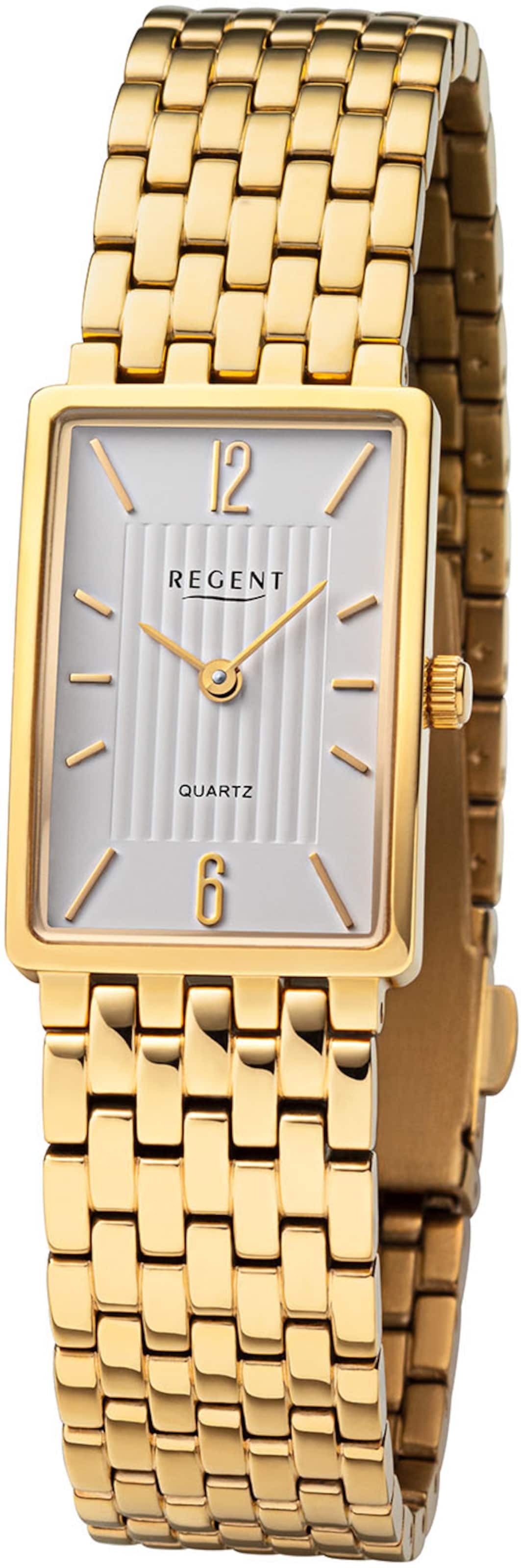 REGENT Analog Watch in Gold: front