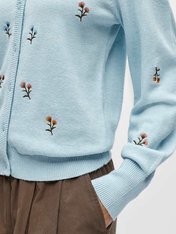 OBJECT Knit cardigan 'OBJEBBA' in Blue