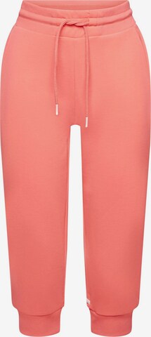 ESPRIT Tapered Sportbroek in Oranje: voorkant