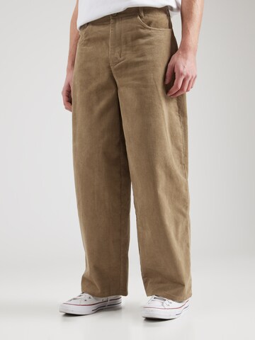 TOPMAN Wide Leg Hose in Beige: Vorderseite