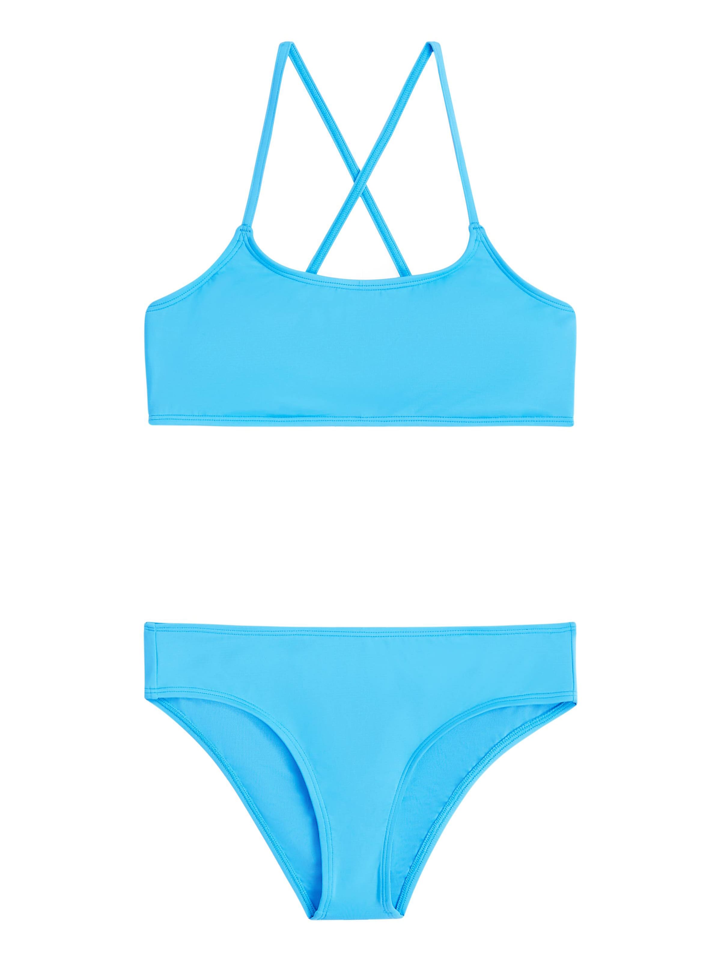 O'NEILL Bandeau Bikini in Blauw: voorkant