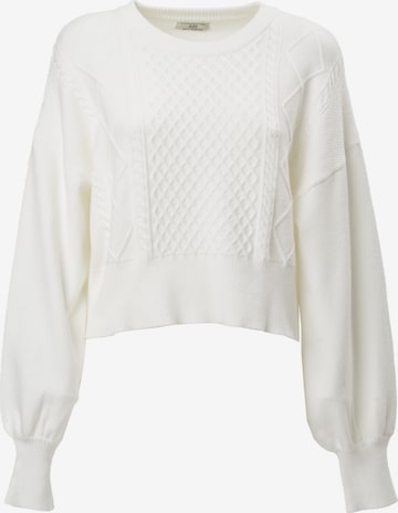 Pullover di Influencer in bianco: frontale