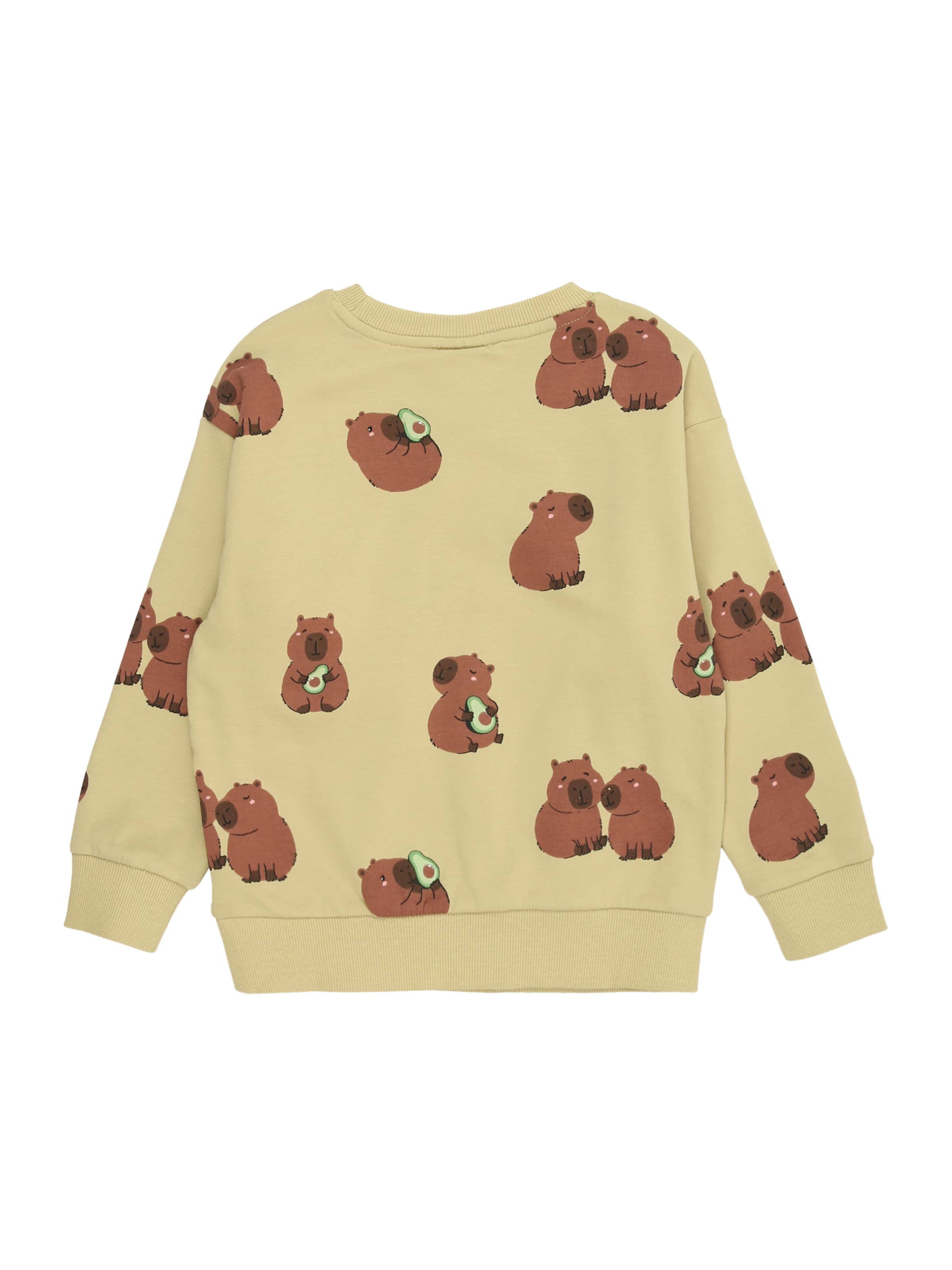 Lindex Mikina 'Capybara' - Zelená