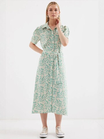 Abito camicia di Bigdart in verde: frontale