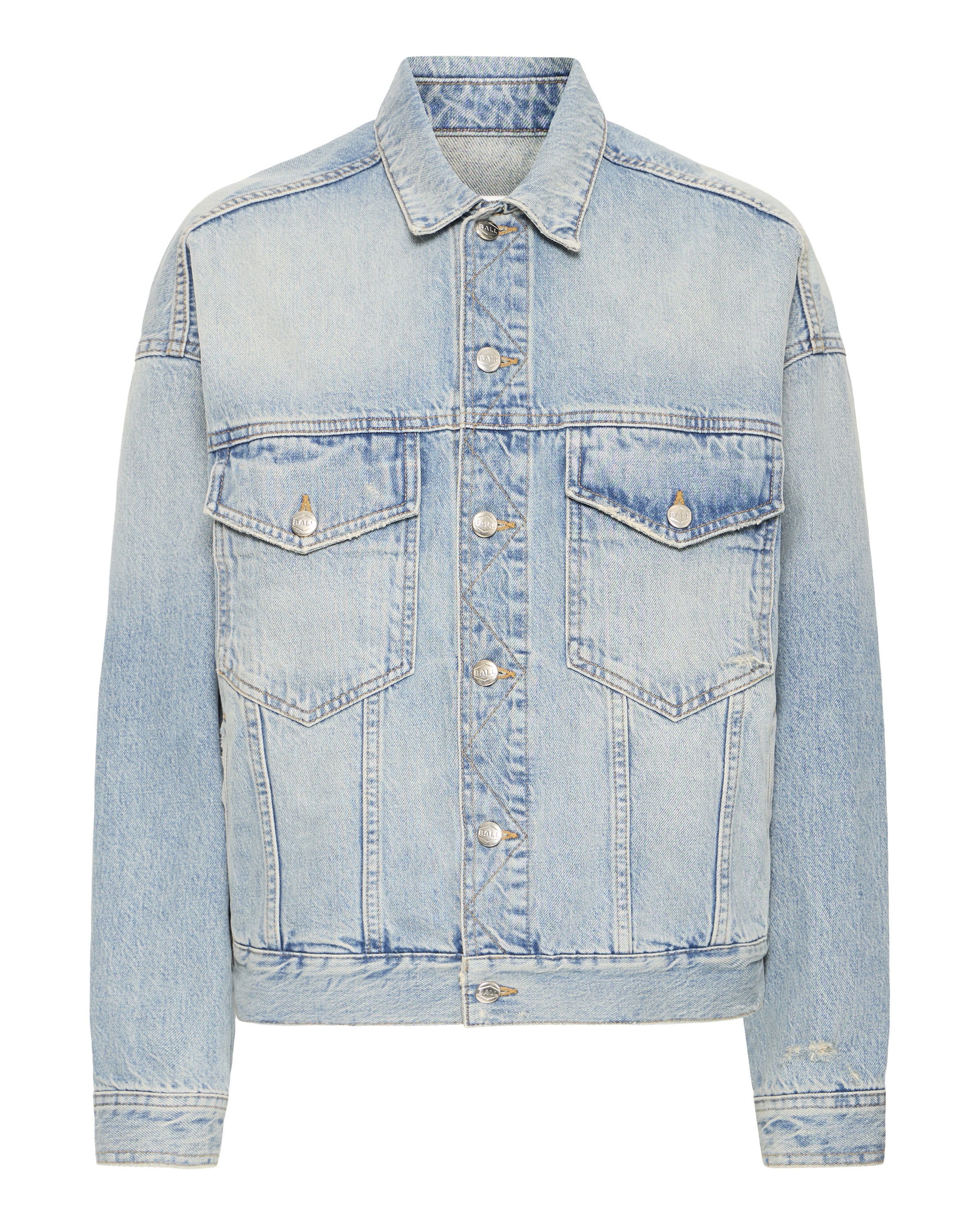 Veste mi-saison Ball en bleu : devant