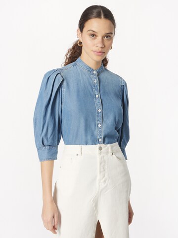 Camicia da donna 'DIZONA' di Lauren Ralph Lauren in blu: frontale