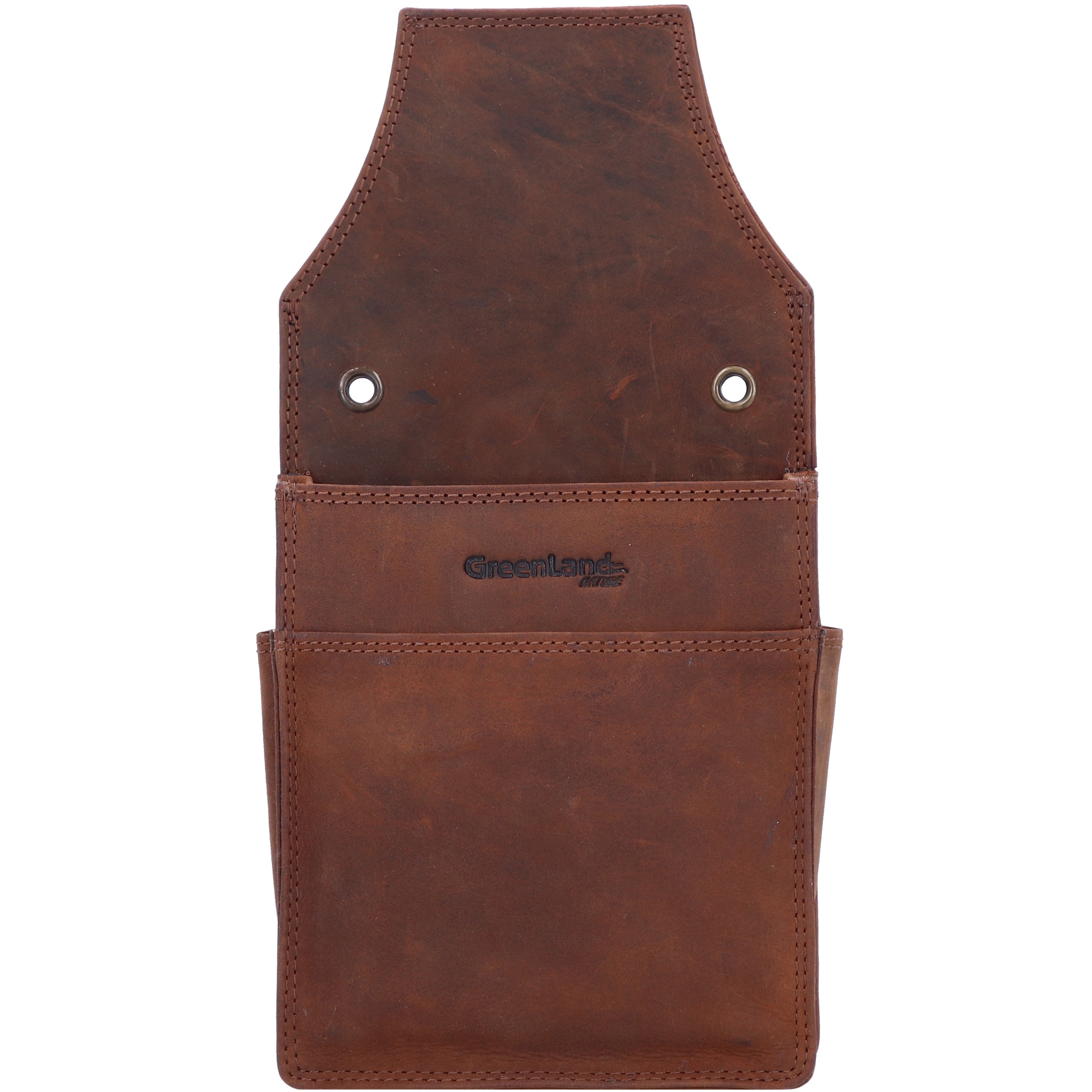 Greenland Nature Gürtel 'Montenegro' in Braun: Vorderseite