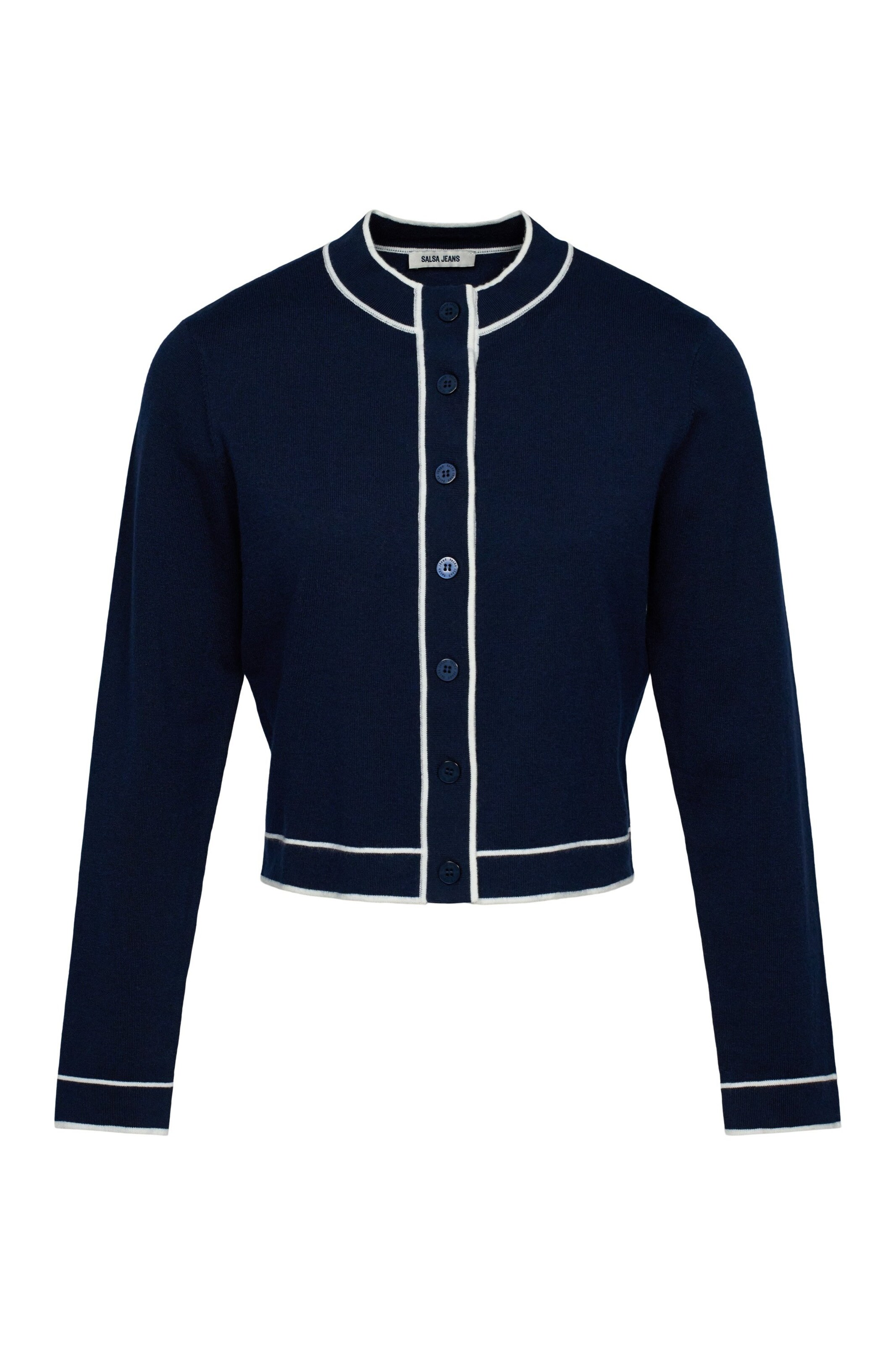 Salsa Jeans Trui in Blauw: voorkant