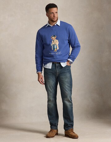 Polo Ralph Lauren Big & Tall Μπλούζα φούτερ 'SEASONAL FLEECE' σε μπλε