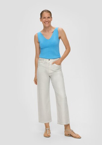 s.Oliver BLACK LABEL - Top de punto en azul