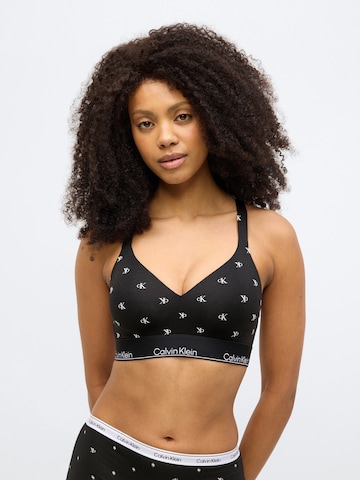 Calvin Klein Underwear Bustier BH in Zwart: voorkant