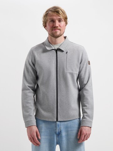 Travelin Fleece jacket 'Njord' in Grey: front