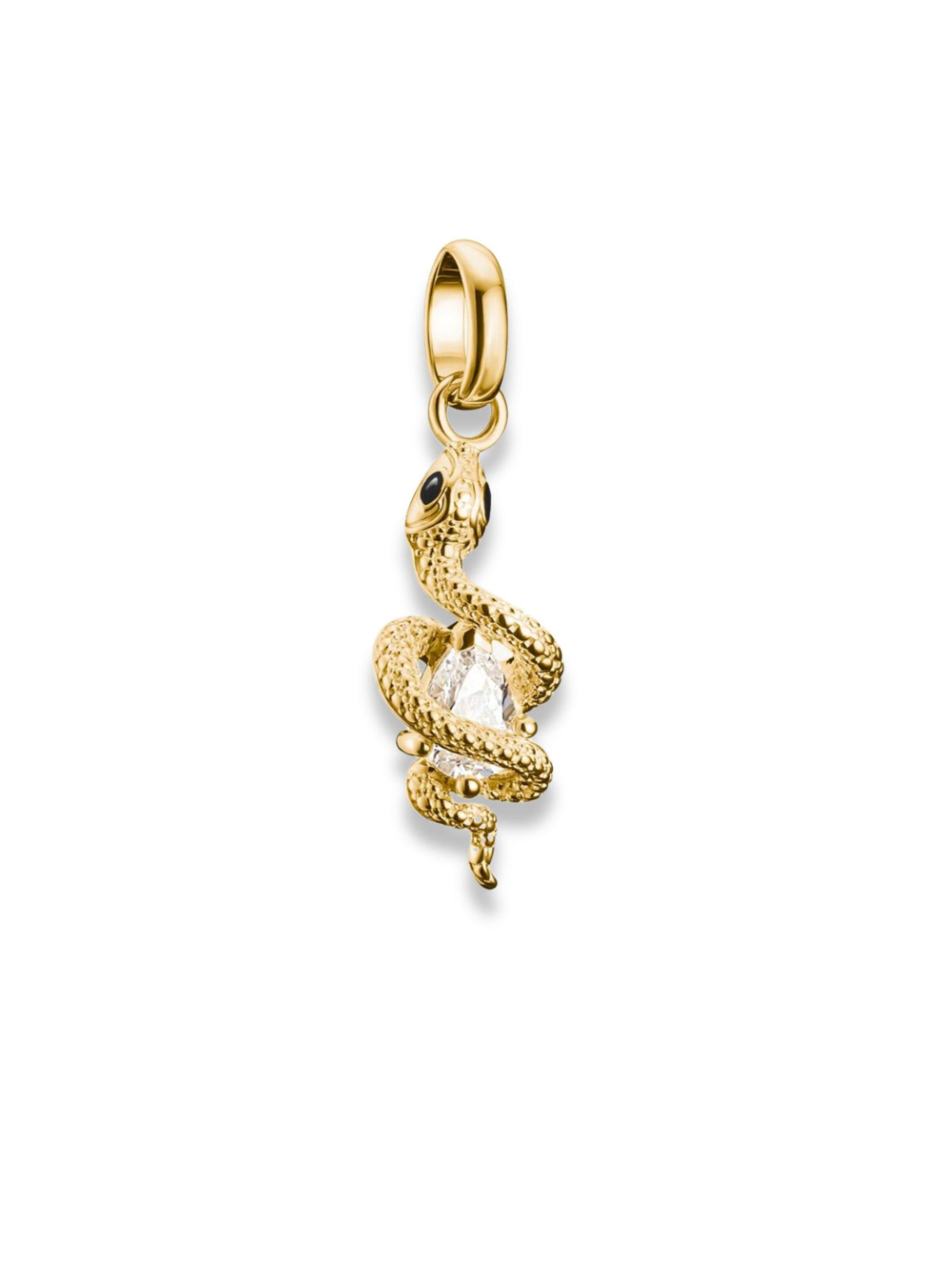 Pendentif 'Schlange' Thomas Sabo en or : devant