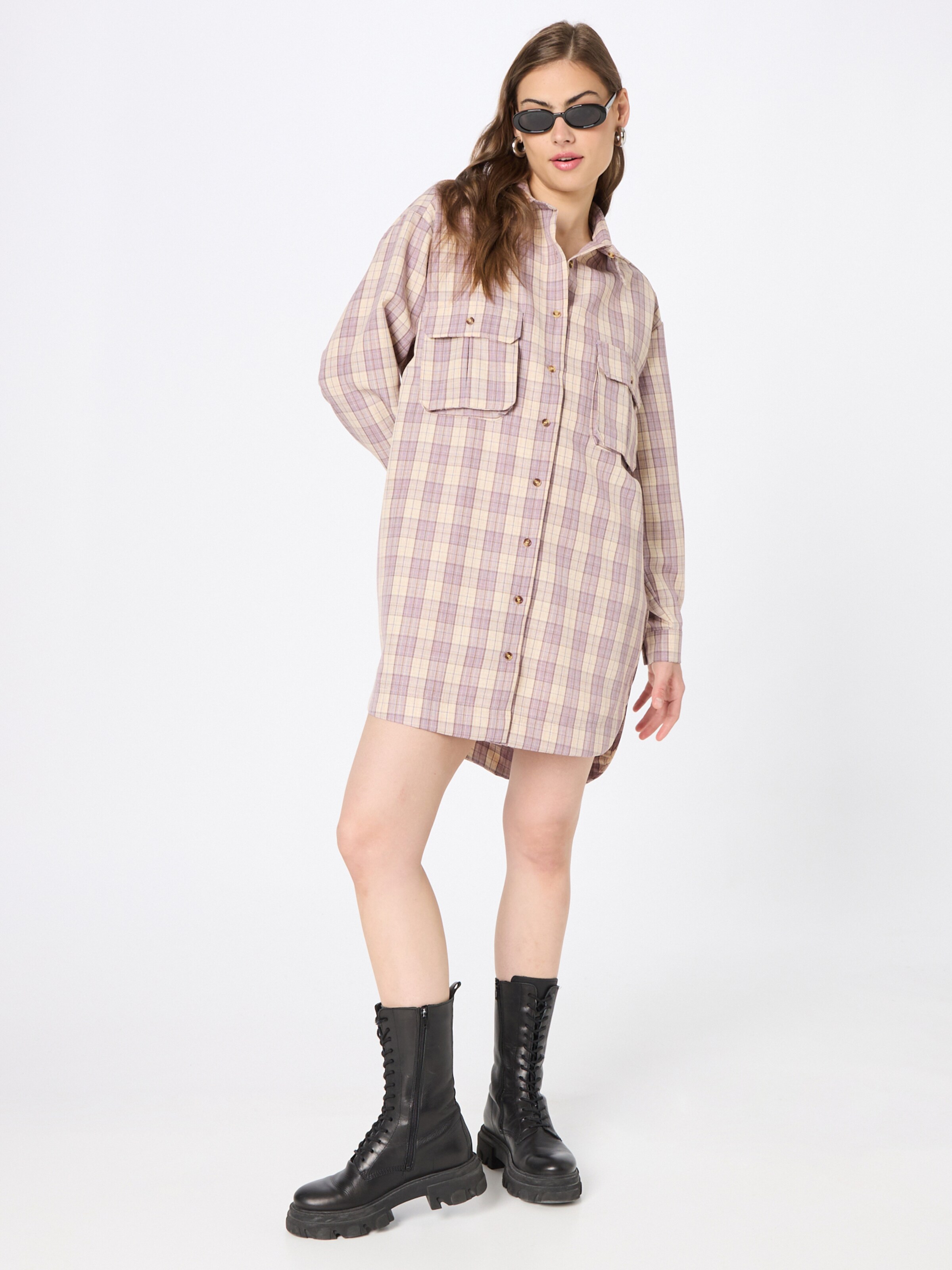 Missguided tartan dress hotsell