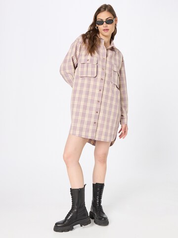 Missguided Shirt Dress in Purple