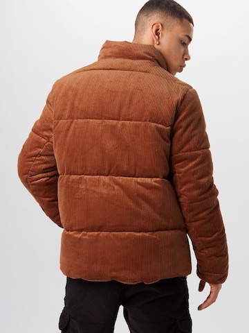 Urban Classics Winter Jacket in Brown