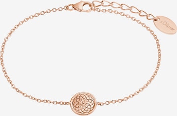 s.Oliver Bracelet in Gold: front