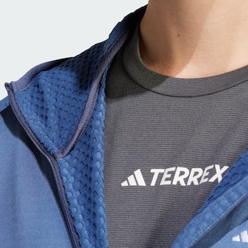 ADIDAS TERREX Funktionele fleece-jas 'Xperior' in Blauw