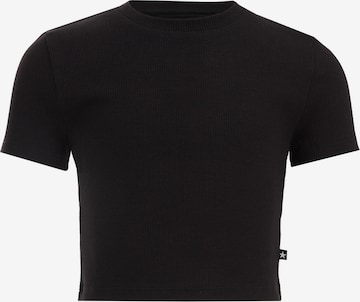 WE Fashion - Camiseta en negro: frente