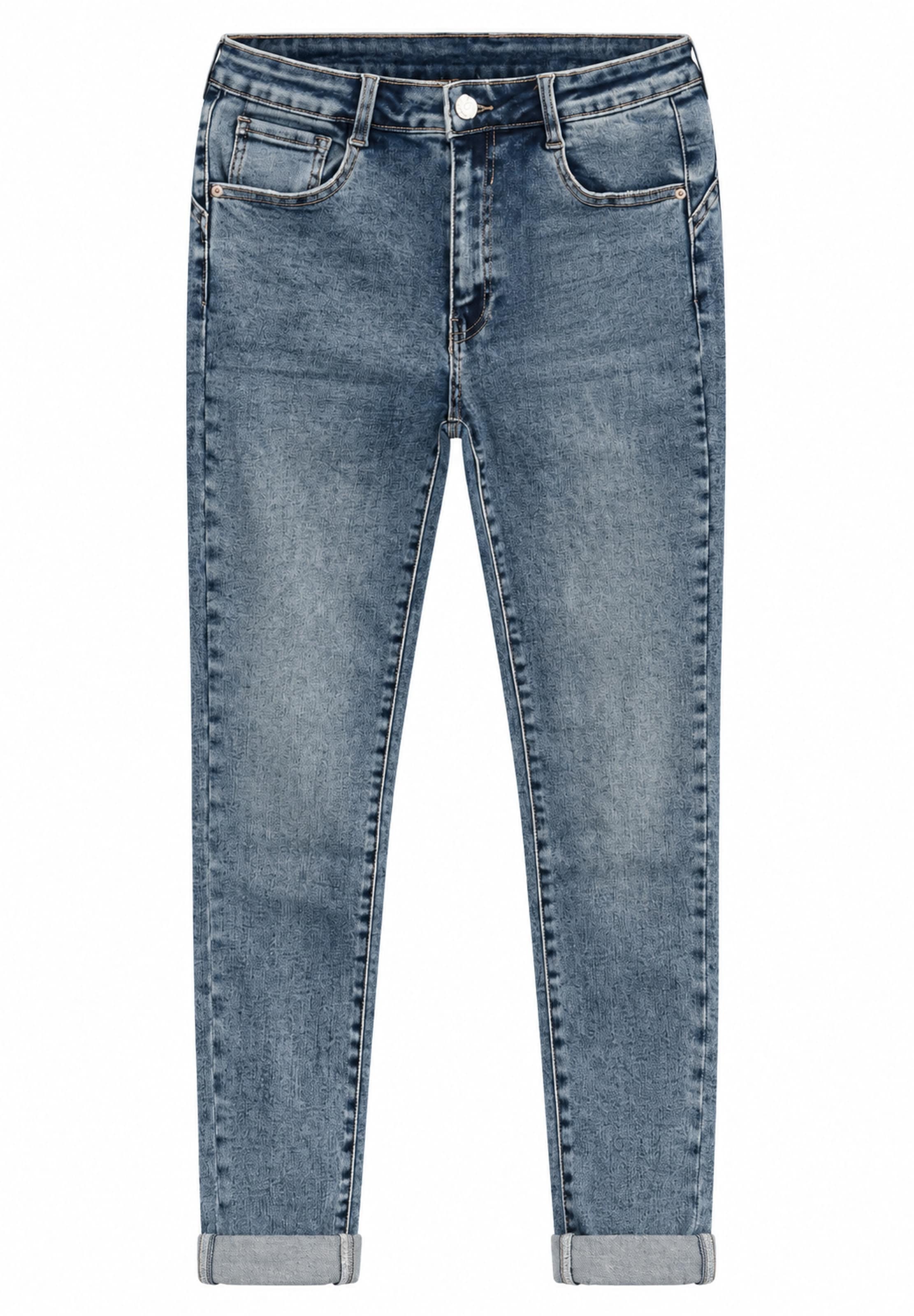 Elara Skinny Jeans in Blue: front