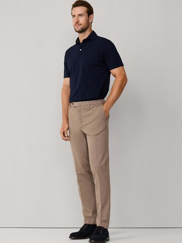 Coupe slim Pantalon chino ' Kensington ' Hackett London en marron