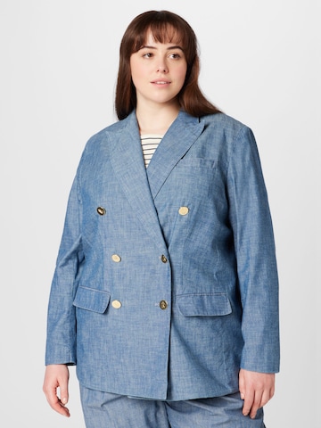 Lauren Ralph Lauren Plus Blazer 'RYEN' in Blue: front