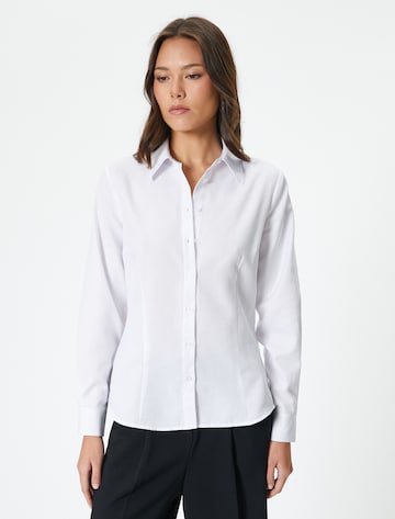 Koton Blouse in Wit: voorkant