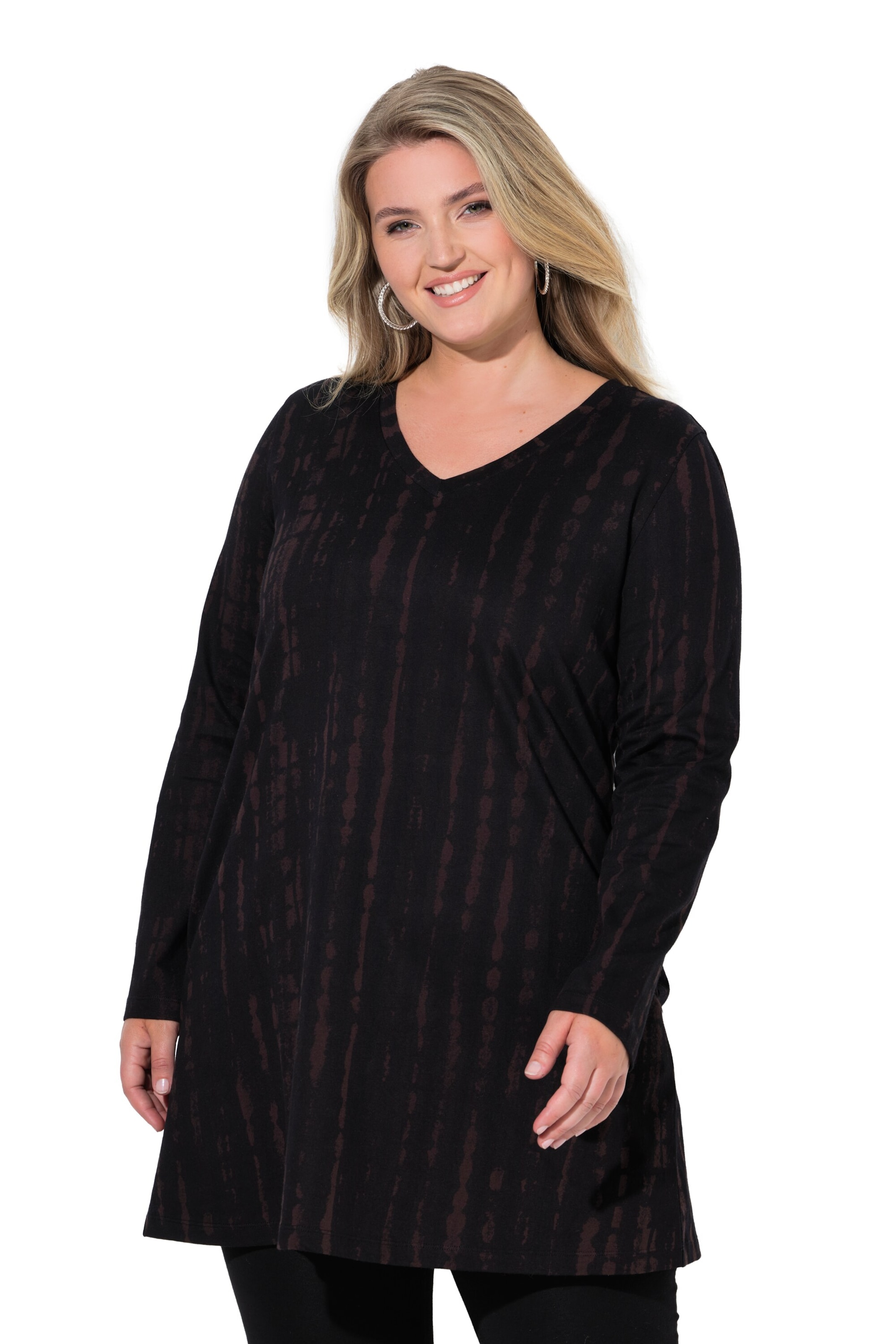 Ulla Popken Shirt in Braun: Vorderseite