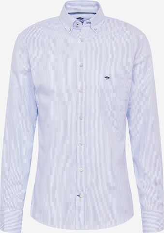 Coupe regular Chemise business FYNCH-HATTON en bleu : devant