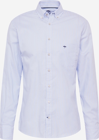 FYNCH-HATTON - Ajuste regular Camisa de negocios en azul: frente