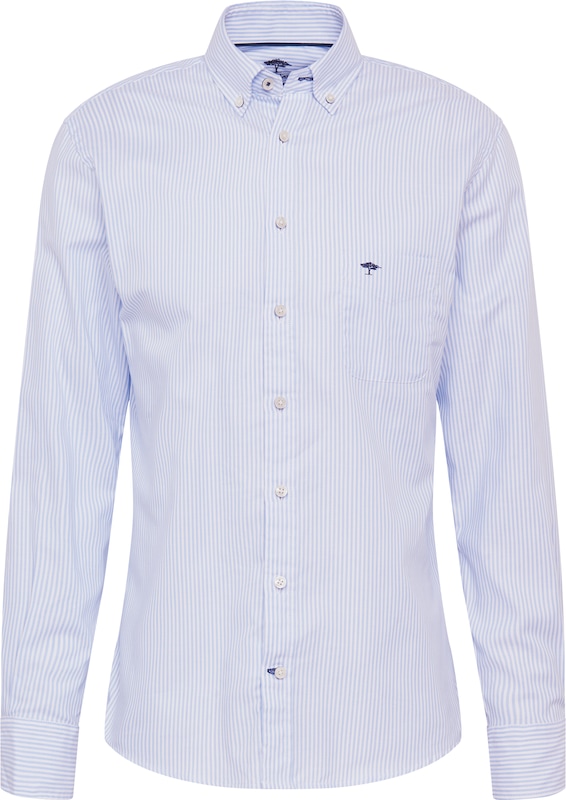 FYNCH-HATTON Regular Fit Hemd in Hellblau Weiß