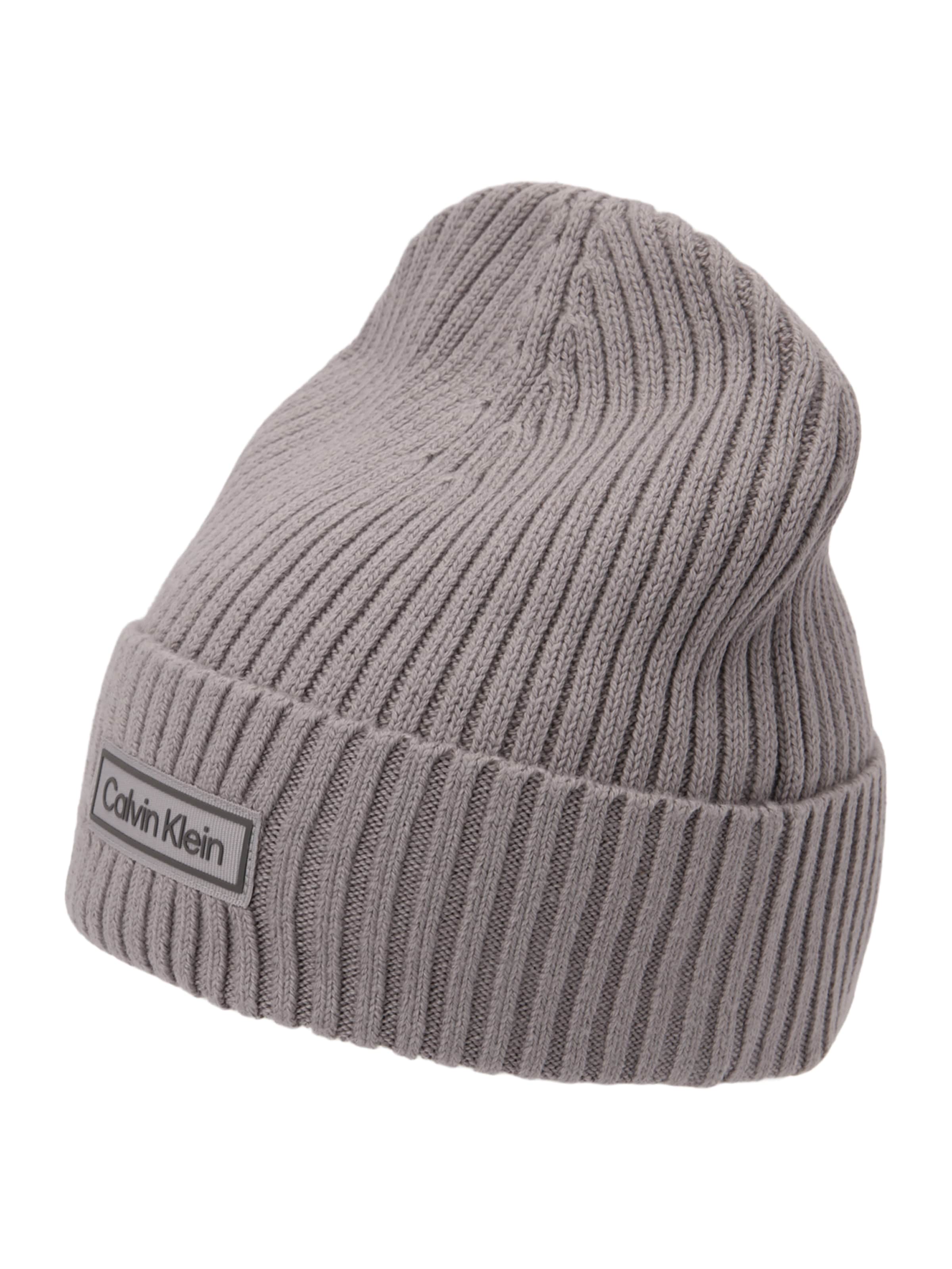 pelēks Calvin Klein Cepure: no priekšpuses