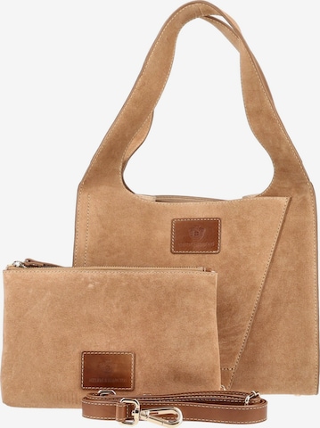 MELVIN & HAMILTON Shoulder bag in Brown: front