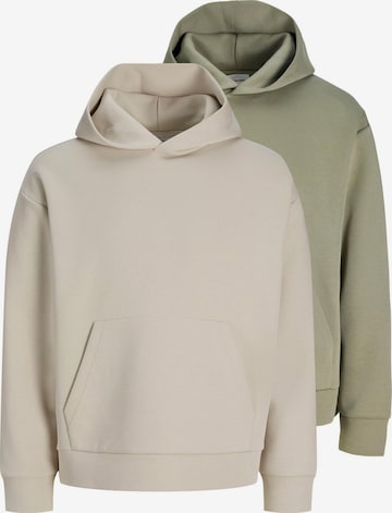 JACK & JONES Sweatshirt 'Barron' in Beige: Vorderseite