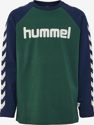 Hummel T-shirt i grön: framsida