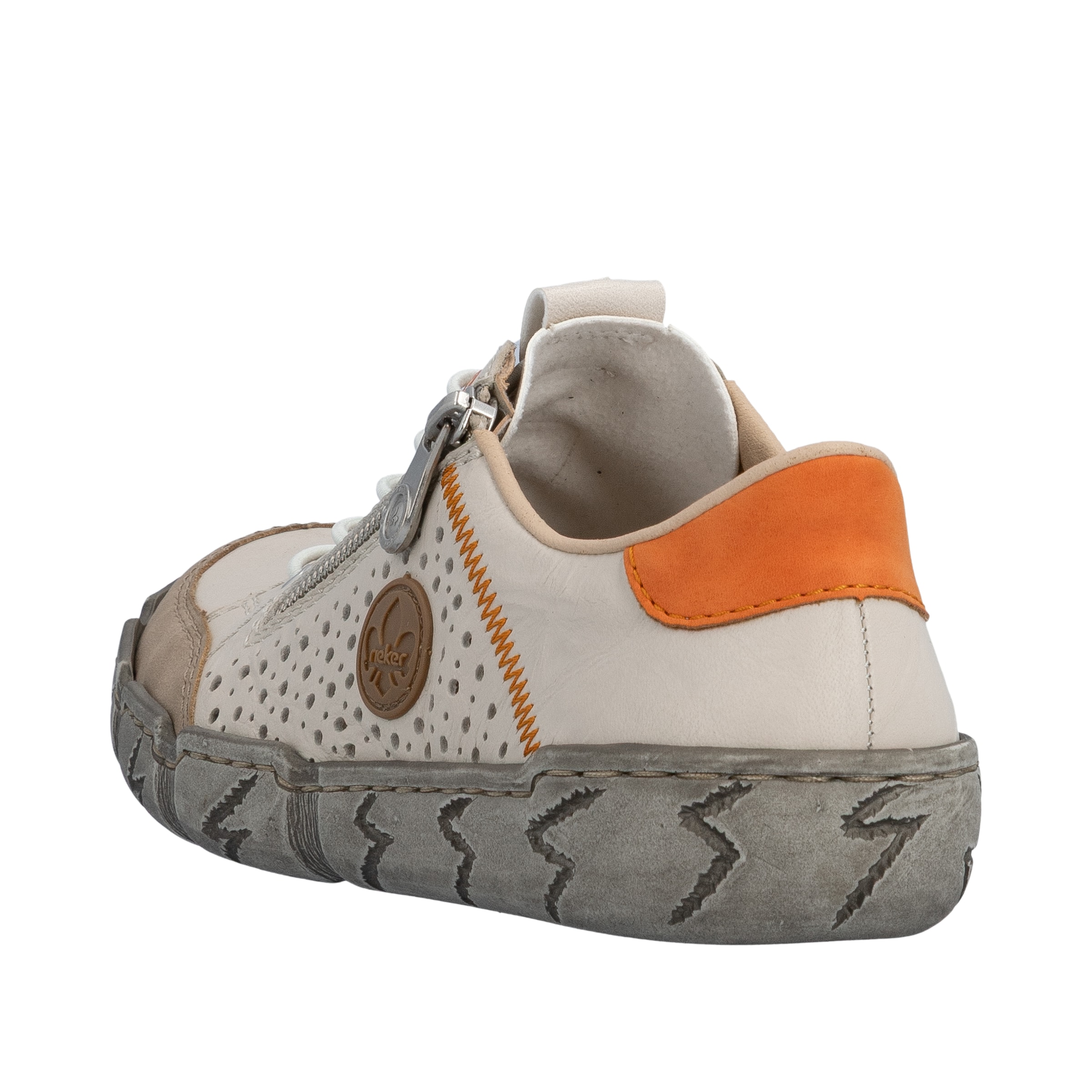 Rieker Schnürschuh in Beige