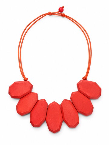 COLLEZIONE ALESSANDRO Necklace 'Aria' in Red: front