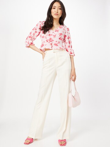 The Frolic Blouse in Pink