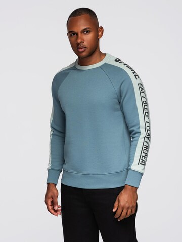 Ombre Sweatshirt 'OM-SSNZ-0200' in Blauw: voorkant