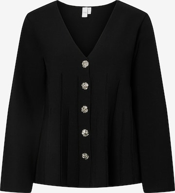 YAS Neuletakki 'YASMIKLA' värissä musta: etupuoli