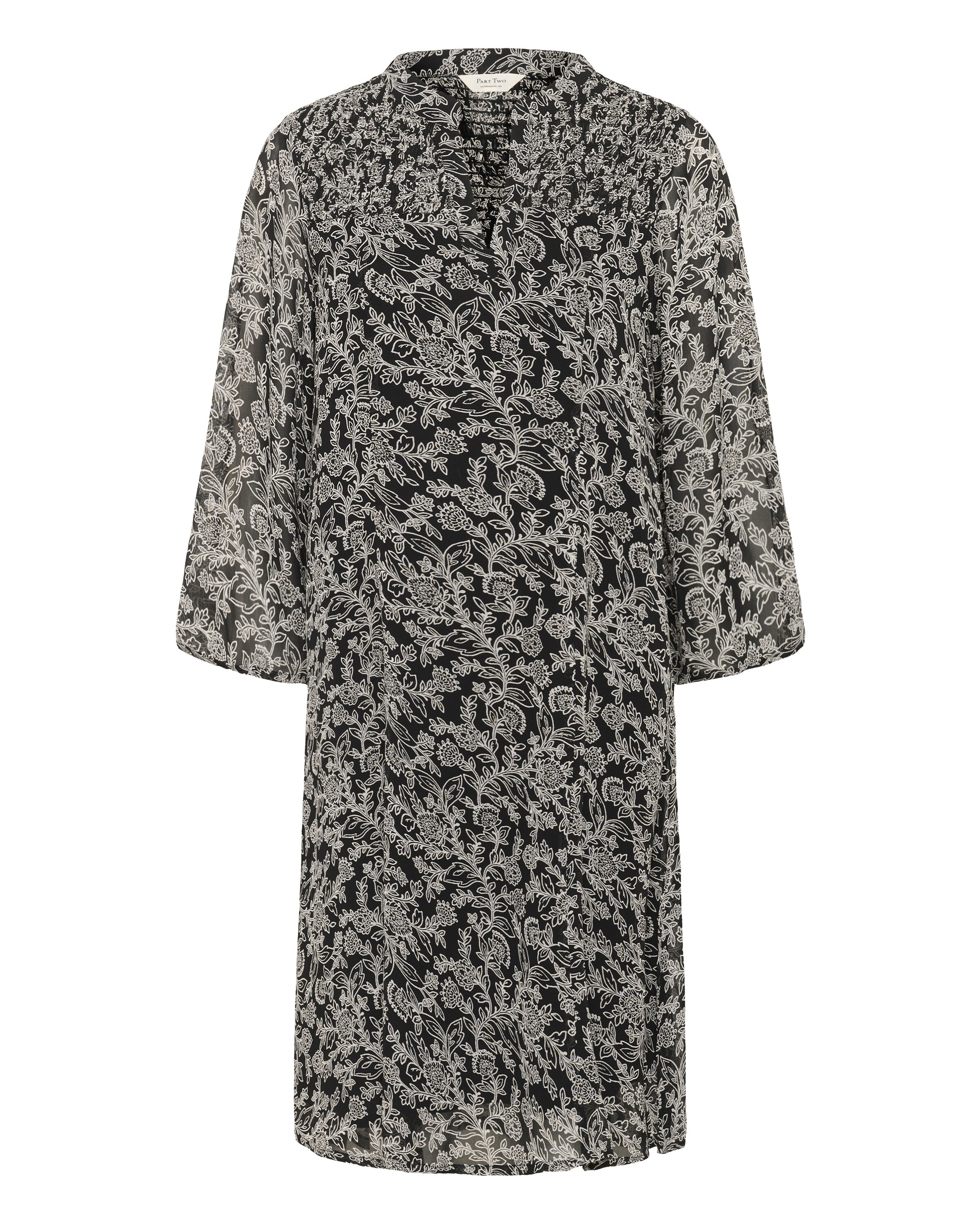 Part Two Kleid 'Elka' in Schwarz: Vorderseite