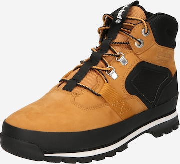 TIMBERLAND Lace-Up Boots 'Euro Hiker' in Brown: front