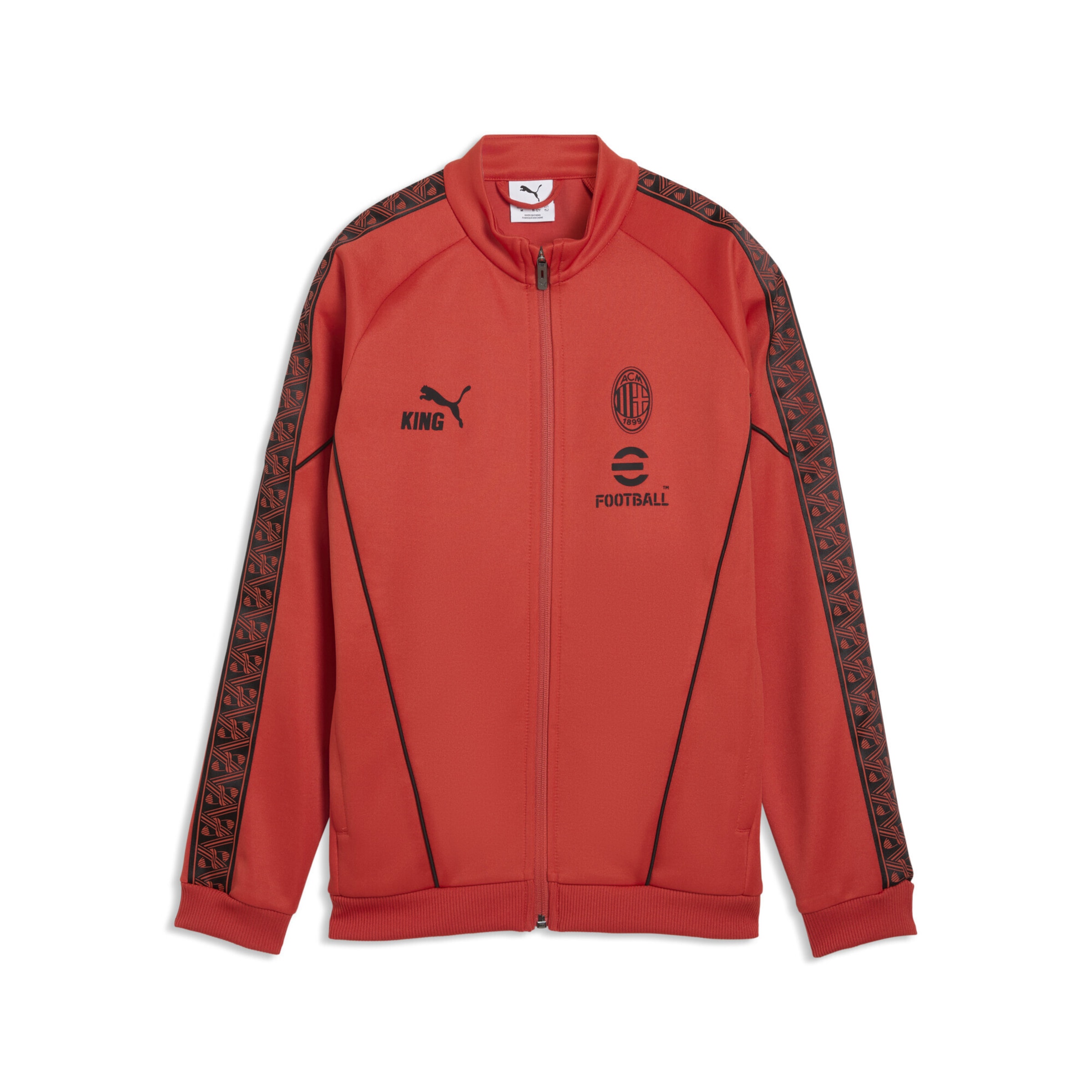 PUMA Sportjacke 'AC Milan KING Anthem' in Rot: Vorderseite